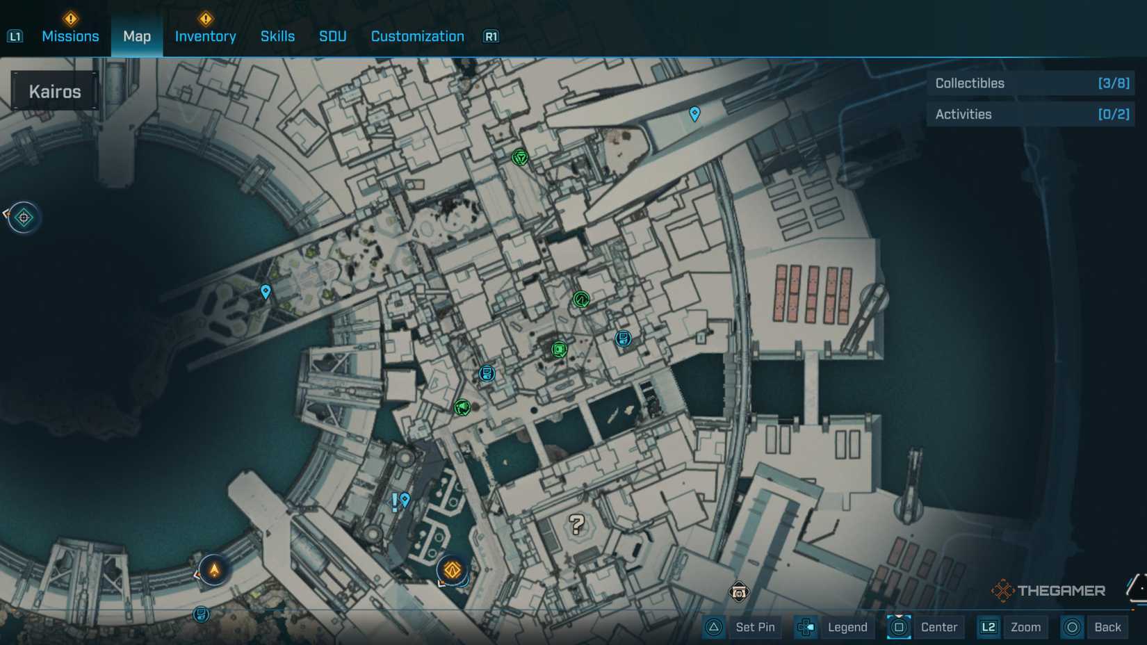 the in-game map in borderlands 4 is centered on the electi safe in the terminus district of dominion city.