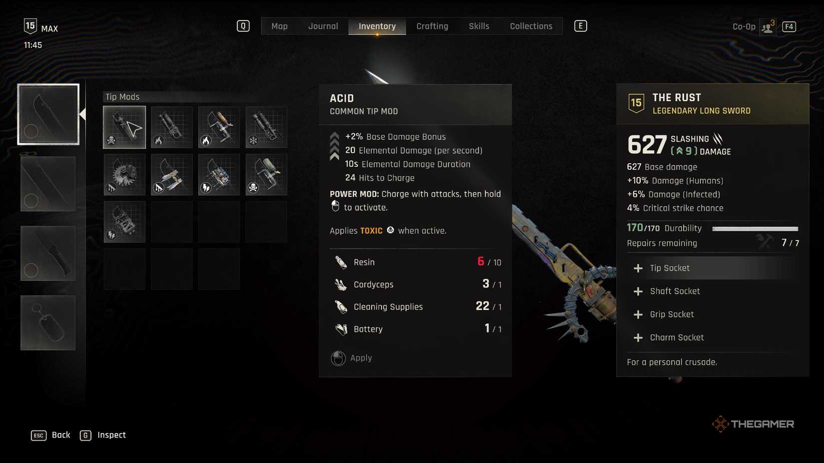 Dying Light The Beast Weapon Mods Blueprints.
