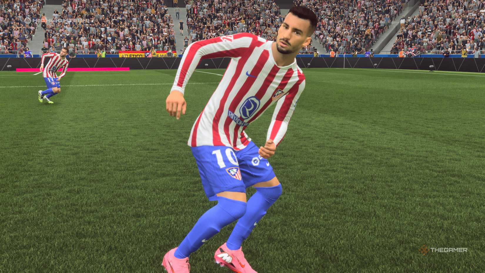 The Best Left Mids Alex Baena on the pitch in EA Sports FC 26.