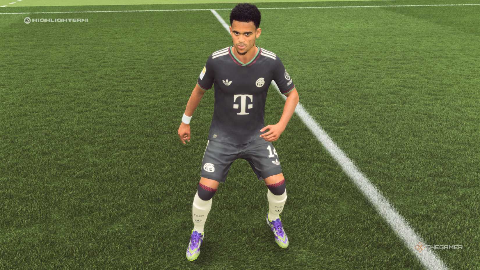 The Best Left Mids Luis Diaz on the pitch in EA Sports FC 26.