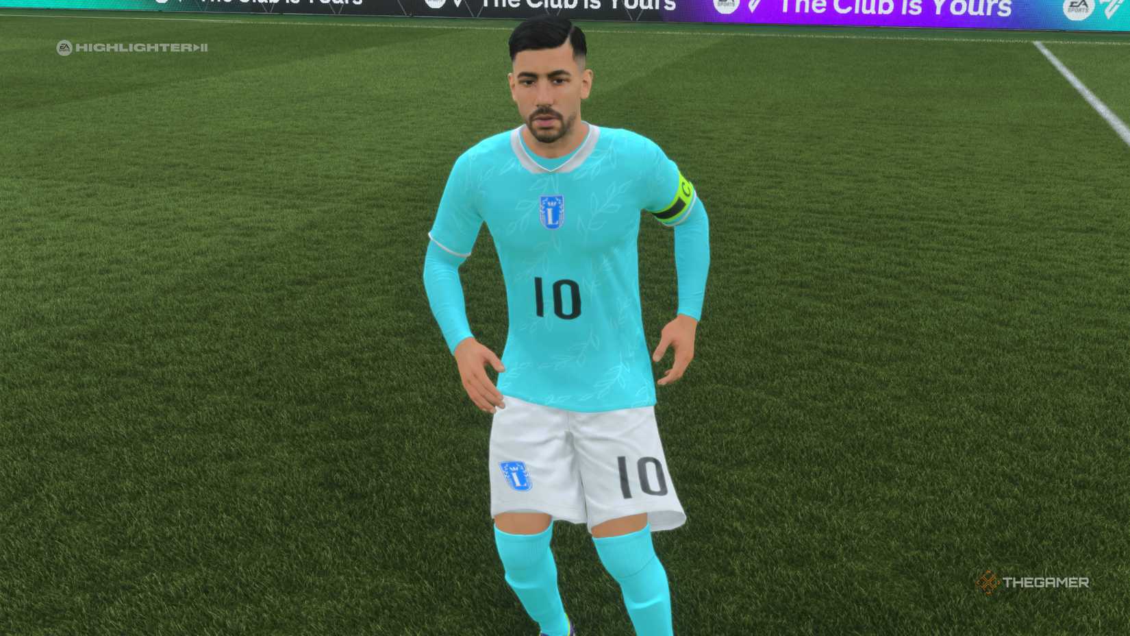 The Best Left Mids Mattia Zaccagni on the pitch in EA Sports FC 26.