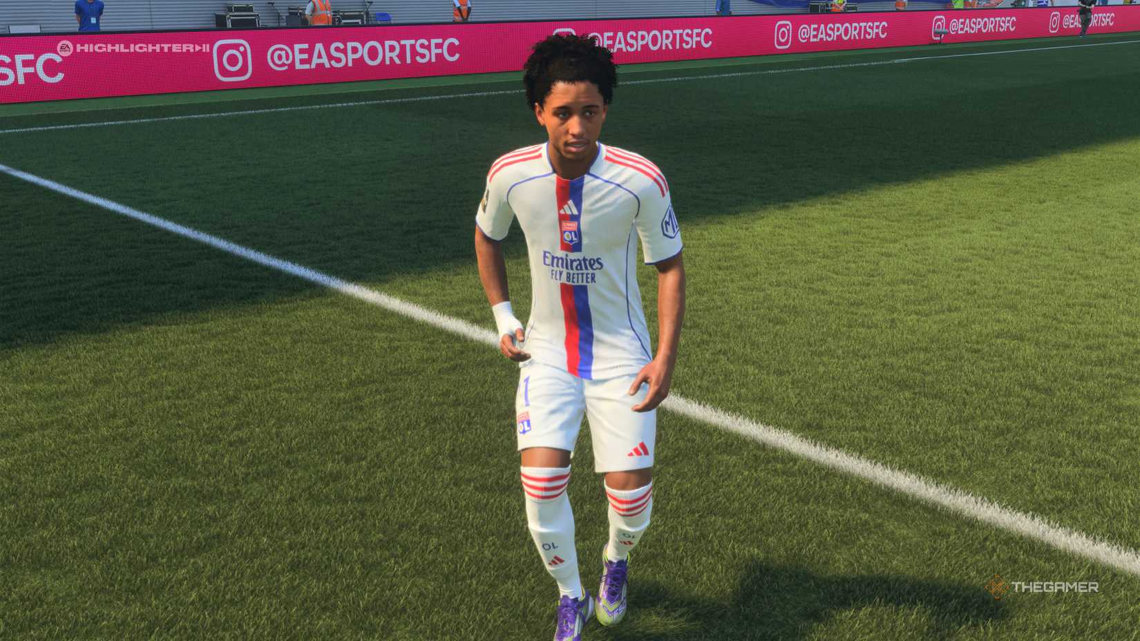 The Best Young Left Mids Malick Fofana on the pitch in EA Sports FC 26.