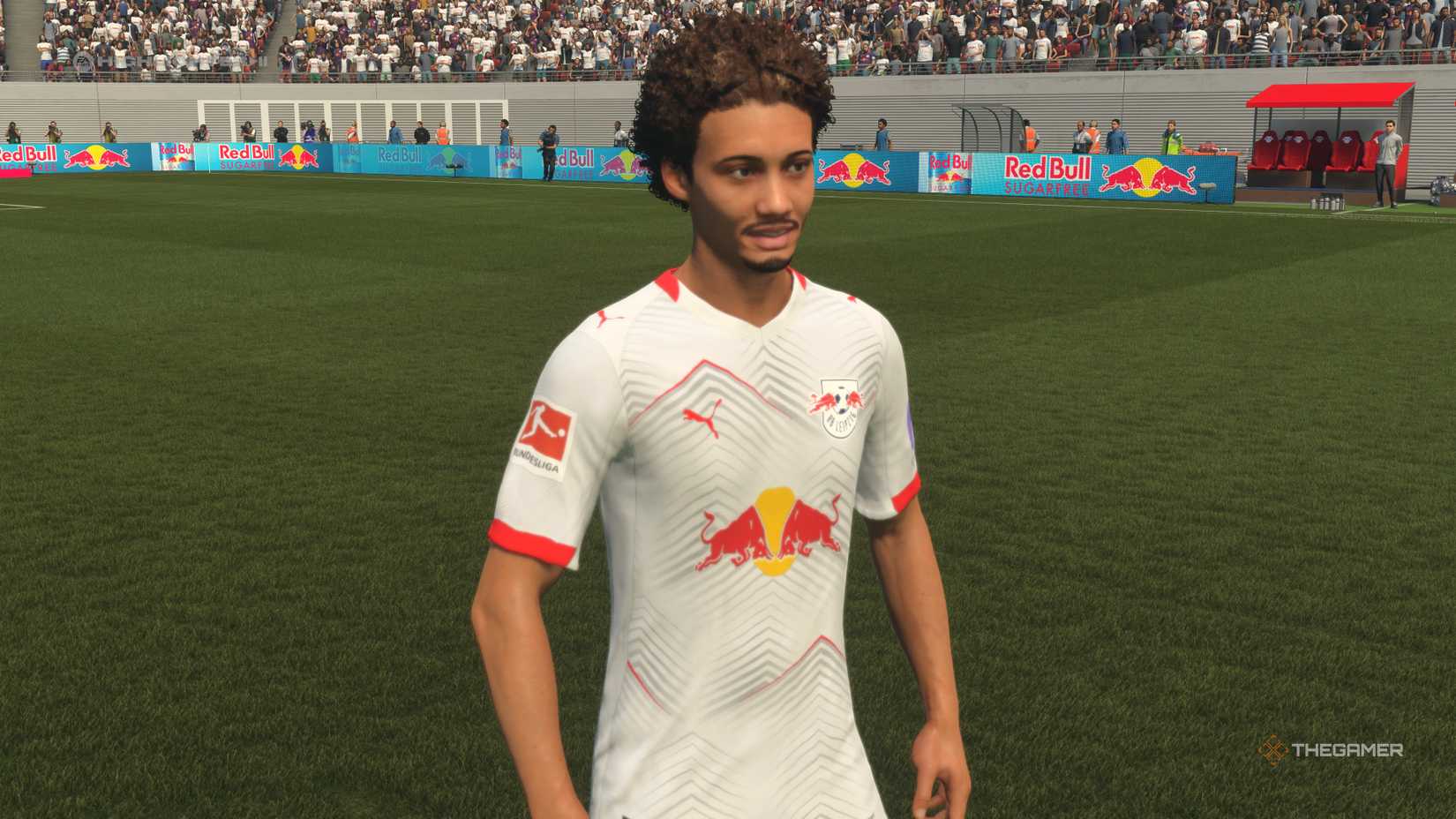 The Best Young Left Mids Tidiam Gomis on the pitch in EA Sports FC 26.