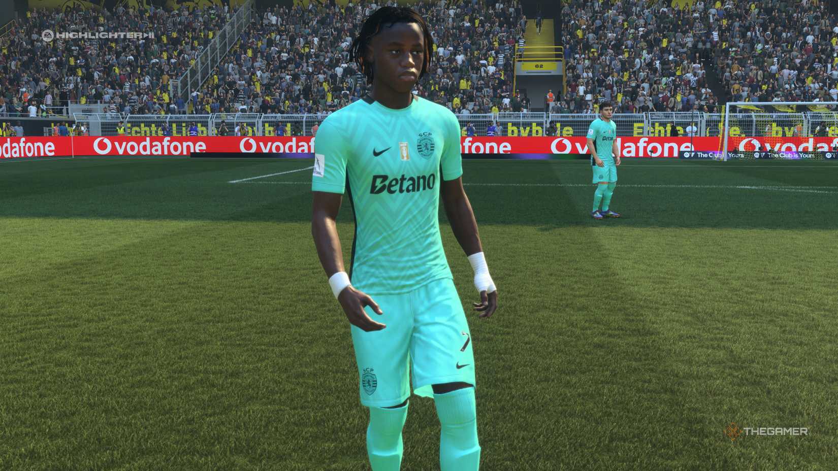 The Best Young Right Mids Geovany Quenda on the pitch in EA Sports FC 26.