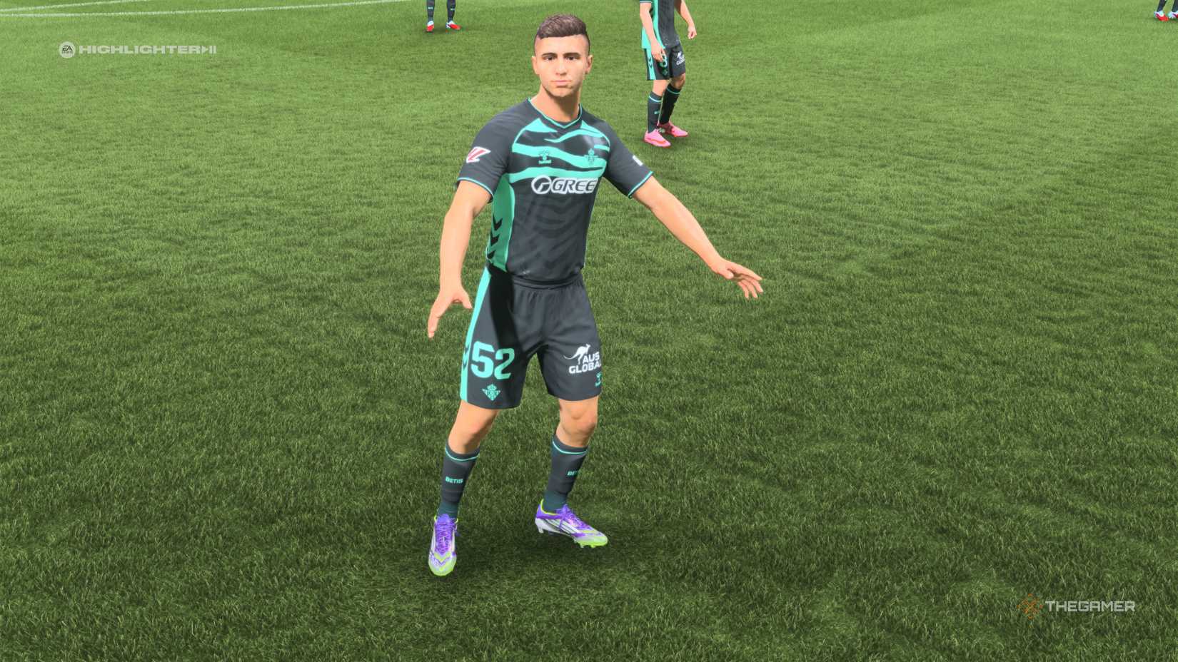 The Best Young Right Mids Pablo Garcia on the pitch in EA Sports FC 26.