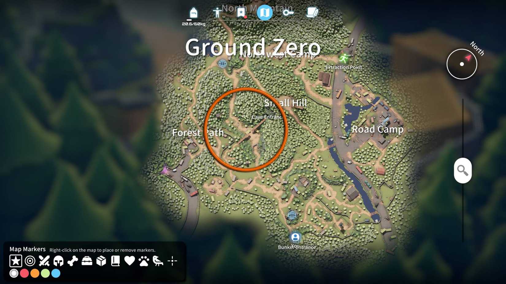 map where you can find backpacks early on in escape from duckov