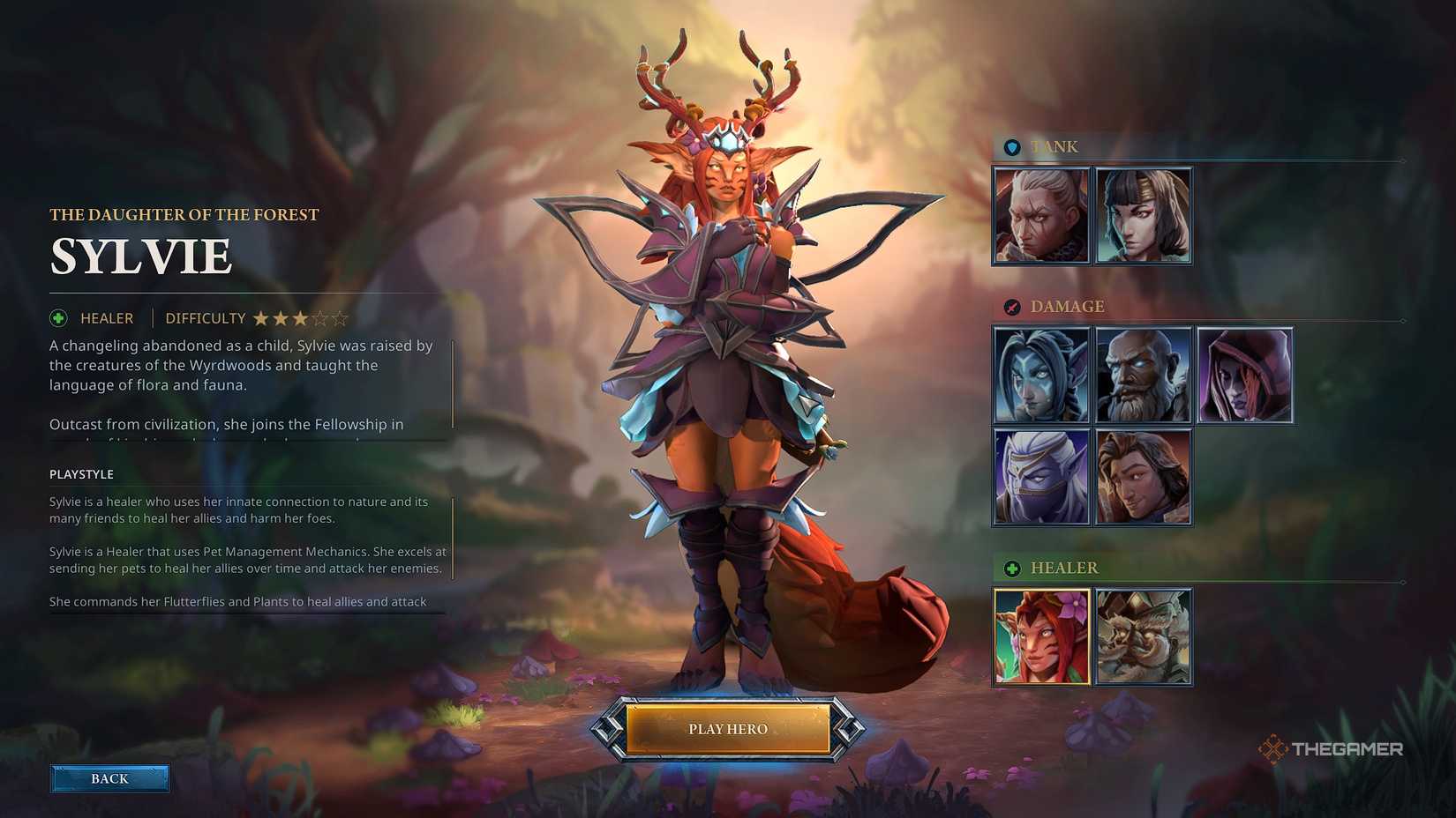 Fellowship Sylvie in twitch drop armor.