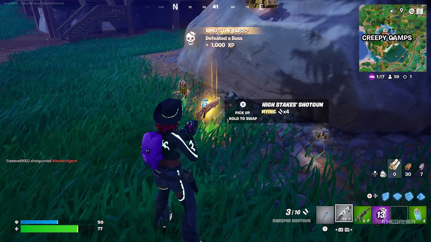 Fortnite Fortnitemares Mythic High Stakes Shotgun.