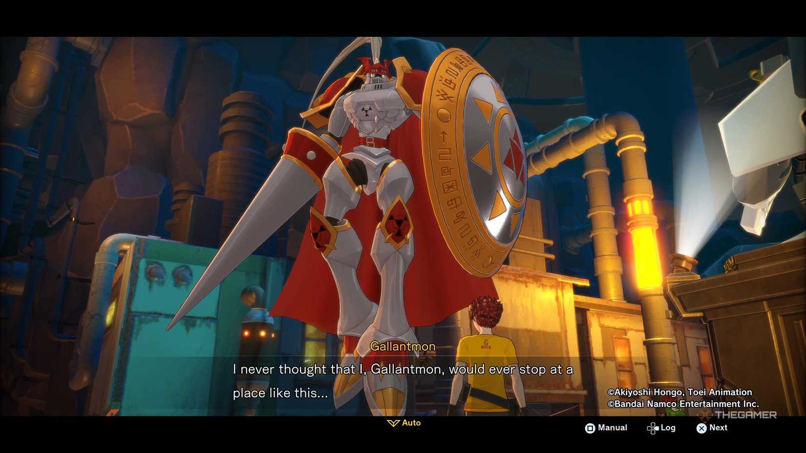 Gallantmon during his side quest in Digimon Story Time Stranger.