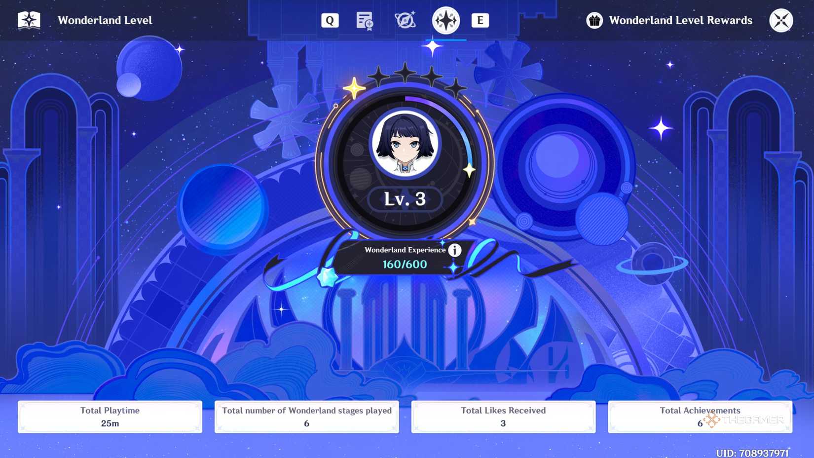 Genshin Impact Wonderland level showcase.