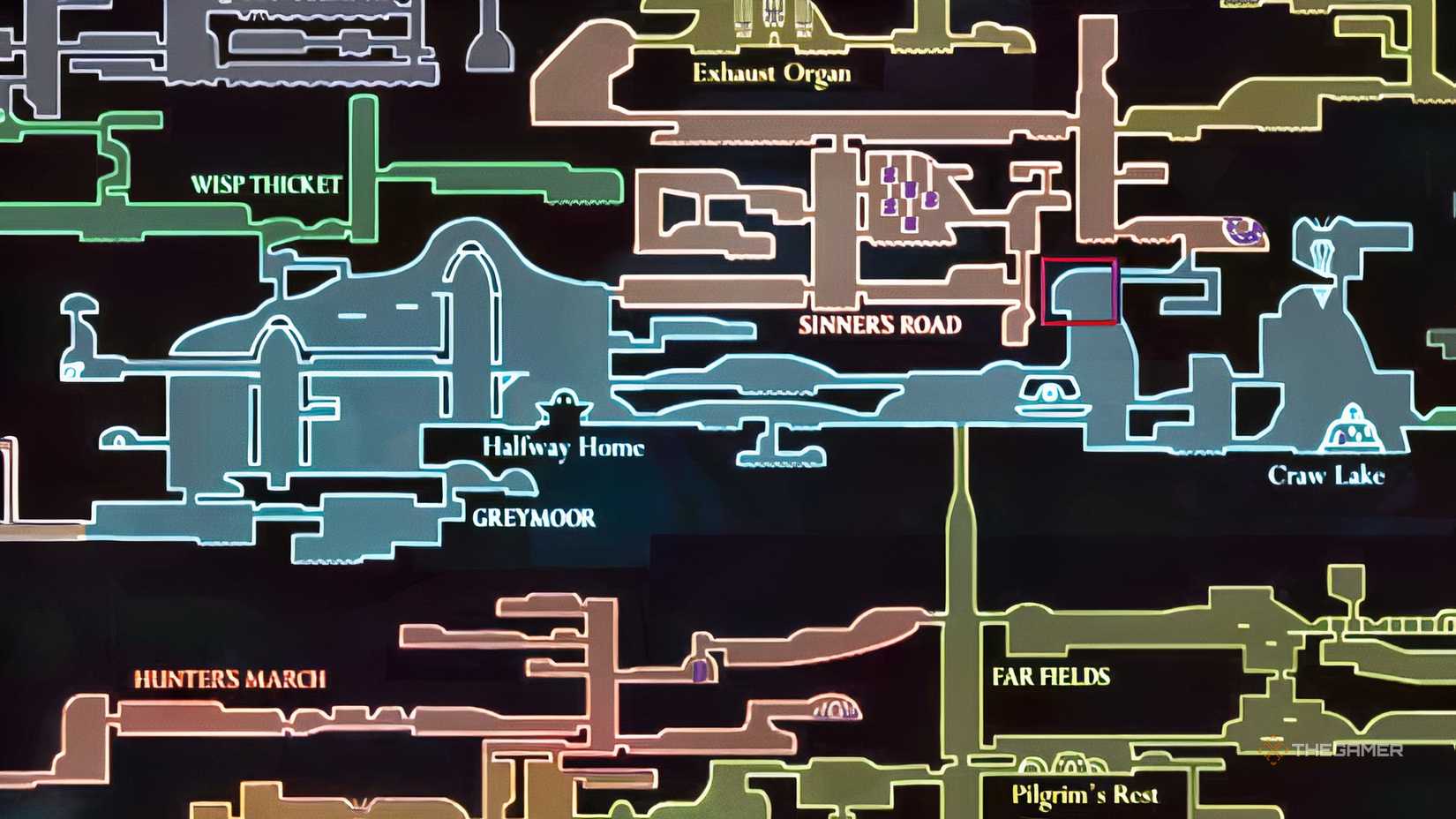 Greymoor Spool Fragment location in Hollow Knight: Silksong.