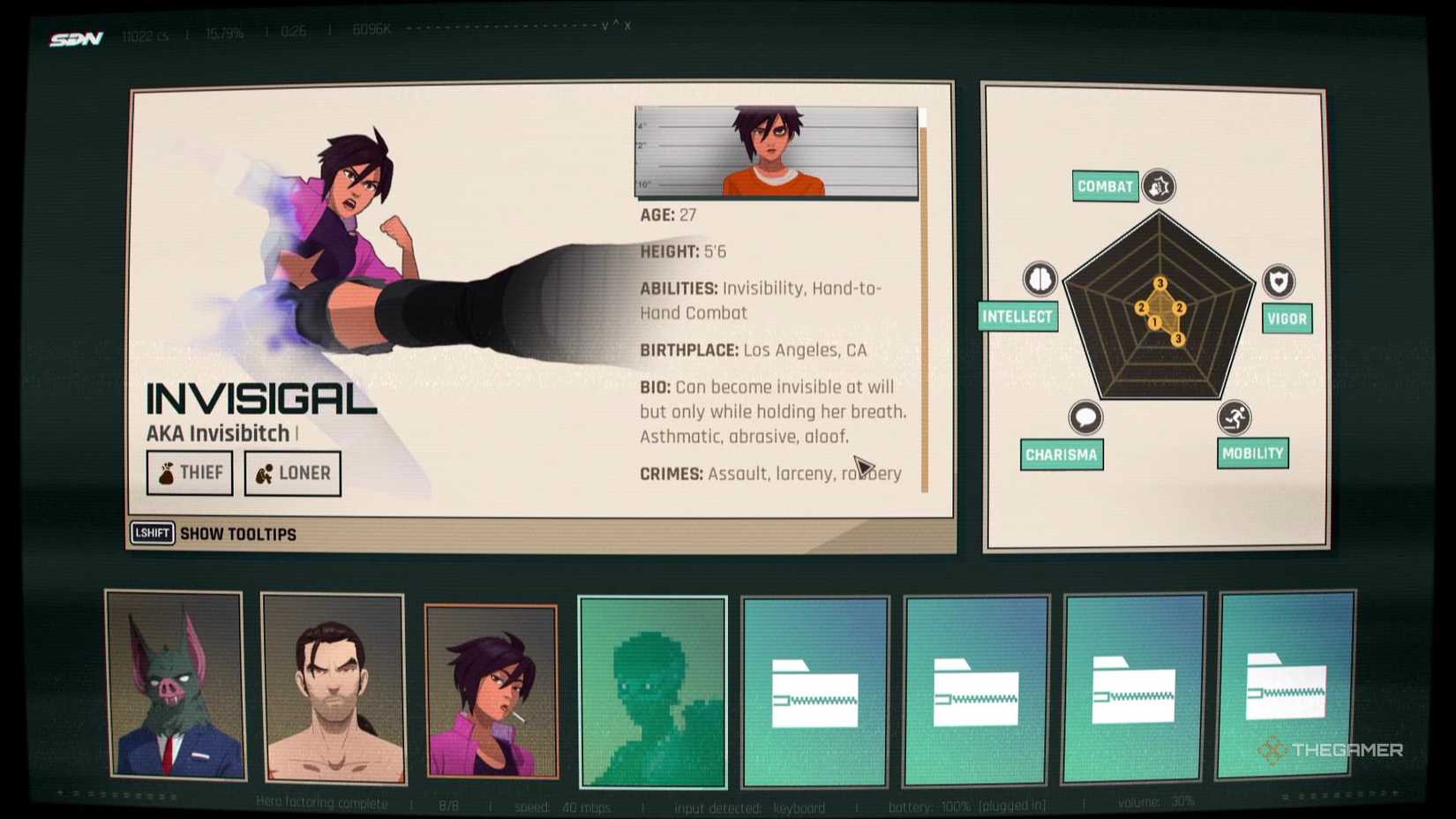 Invisigal in Dispatch.