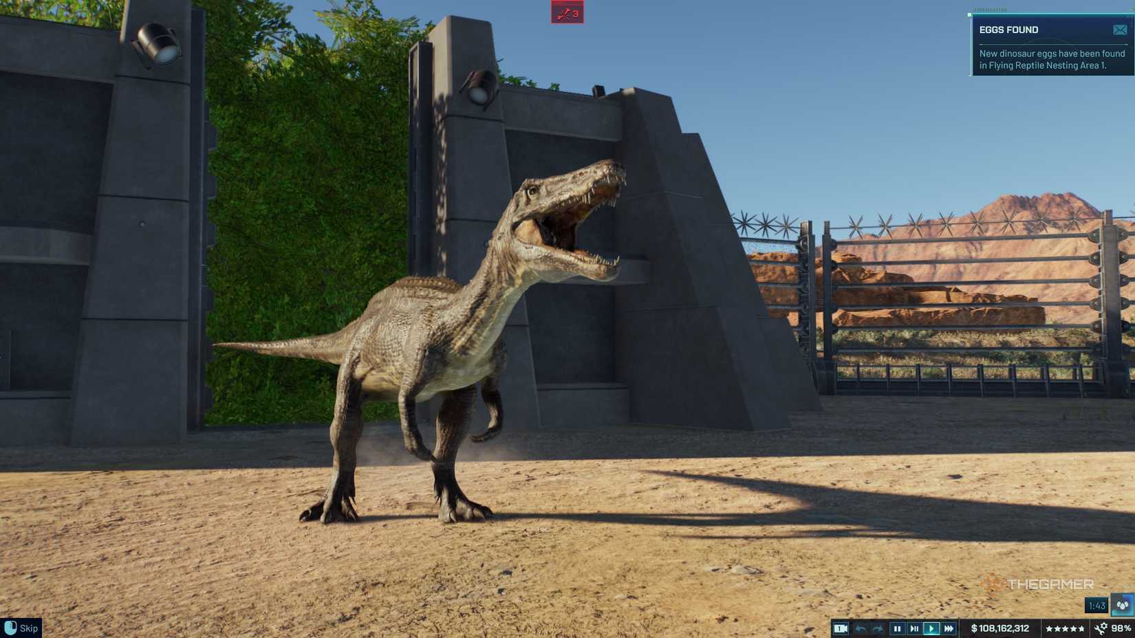 Jurassic World Evolution 3 Baryonyx.