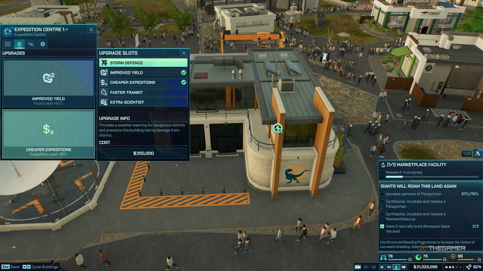 Jurassic World Evolution 3 Expedition Center.