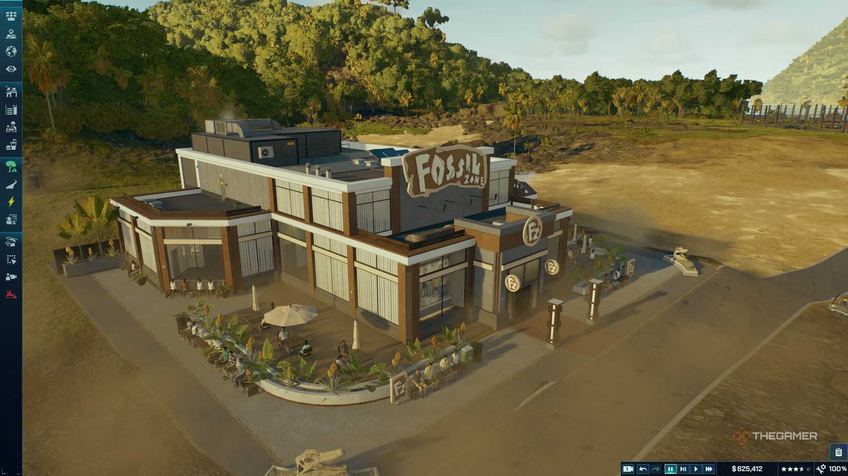 Jurassic World Evolution activity center.
