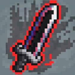 Megabonk Corrupted Sword icon.