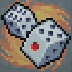 Megabonk Dice icon.
