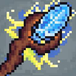 Megabonk Lightning Staff icon.