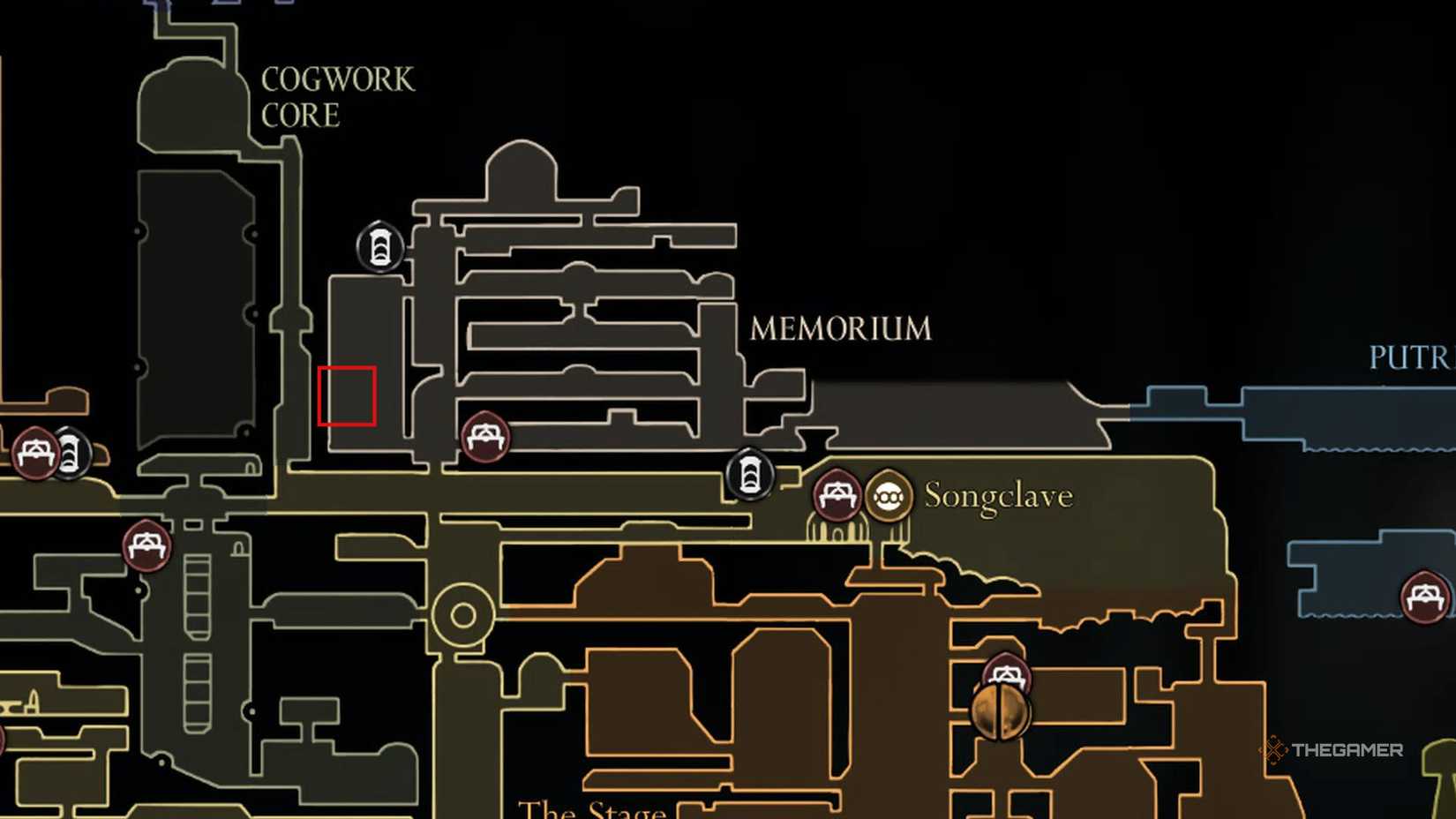 Memorium Spool Fragment location in Hollow Knight: Silksong.