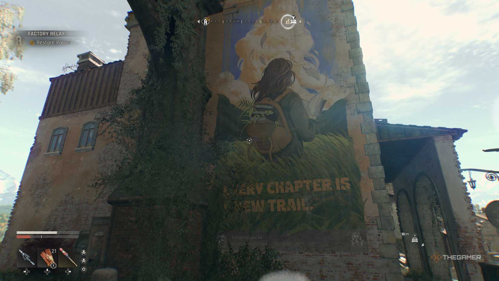 Dying Light: The Beast mural.