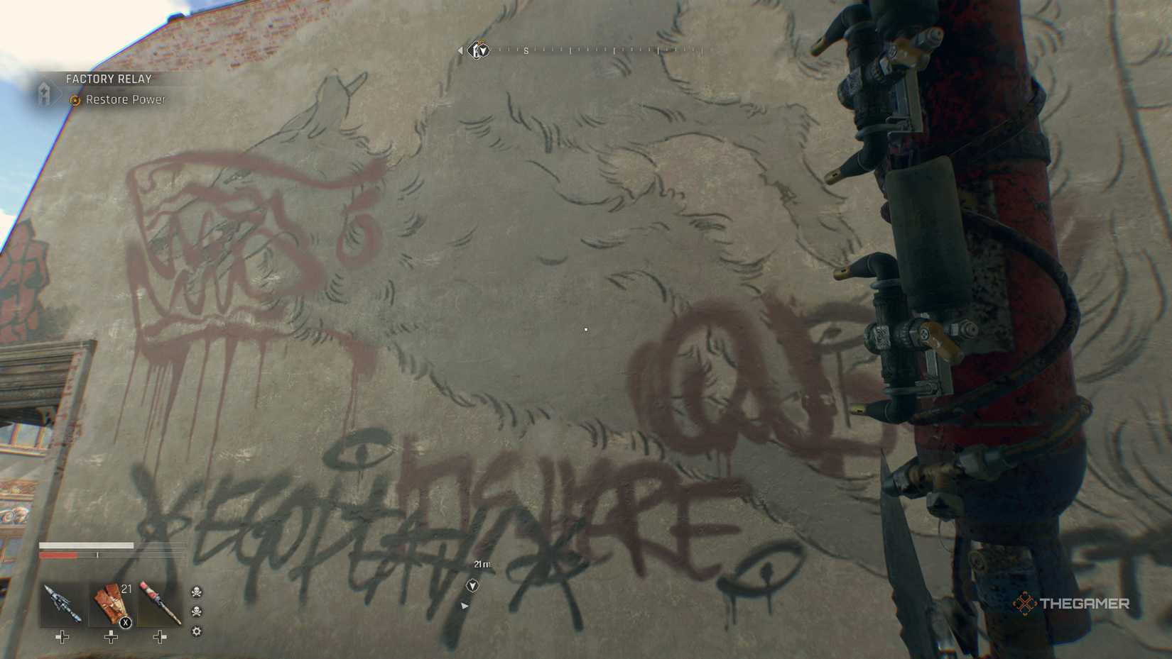 Dying Light: The Beast mural.