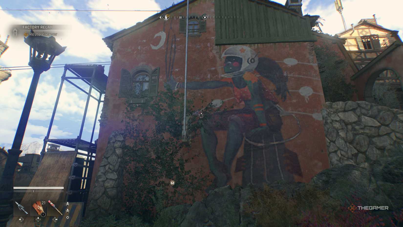 Dying Light: The Beast mural.