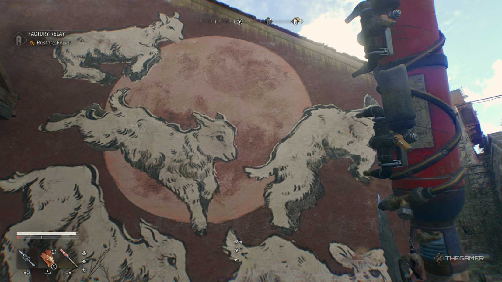 Dying Light: The Beast mural.