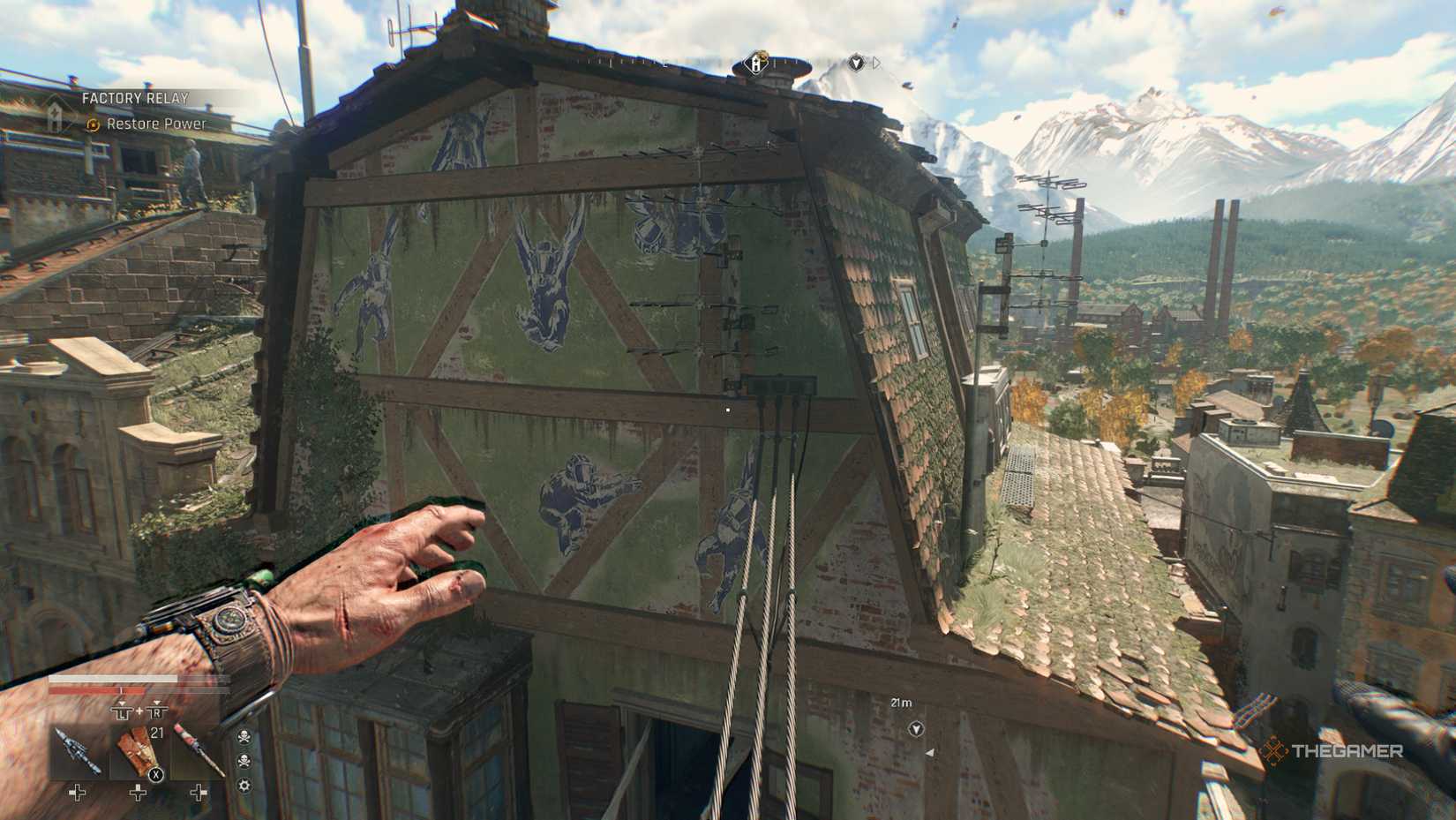 Dying Light: The Beast monkeys mural.