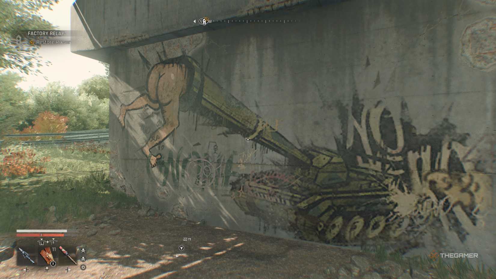 Dying Light: The Beast mural.