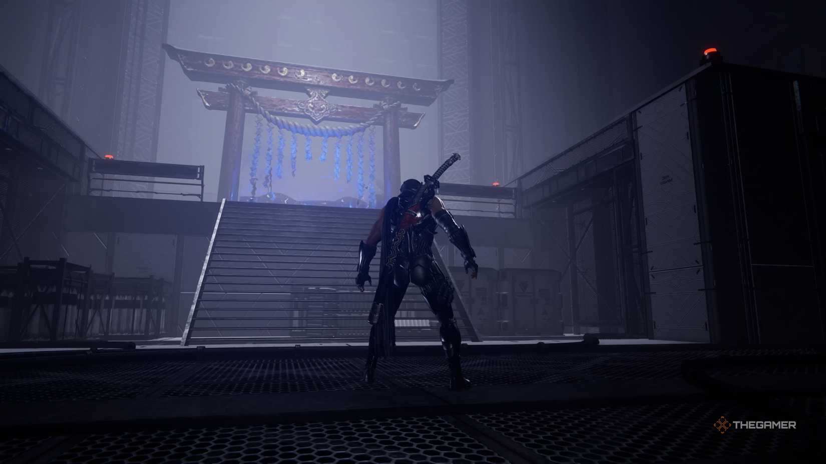 The Purgatory gate in Chapter 13 of Ninja Gaiden 4.