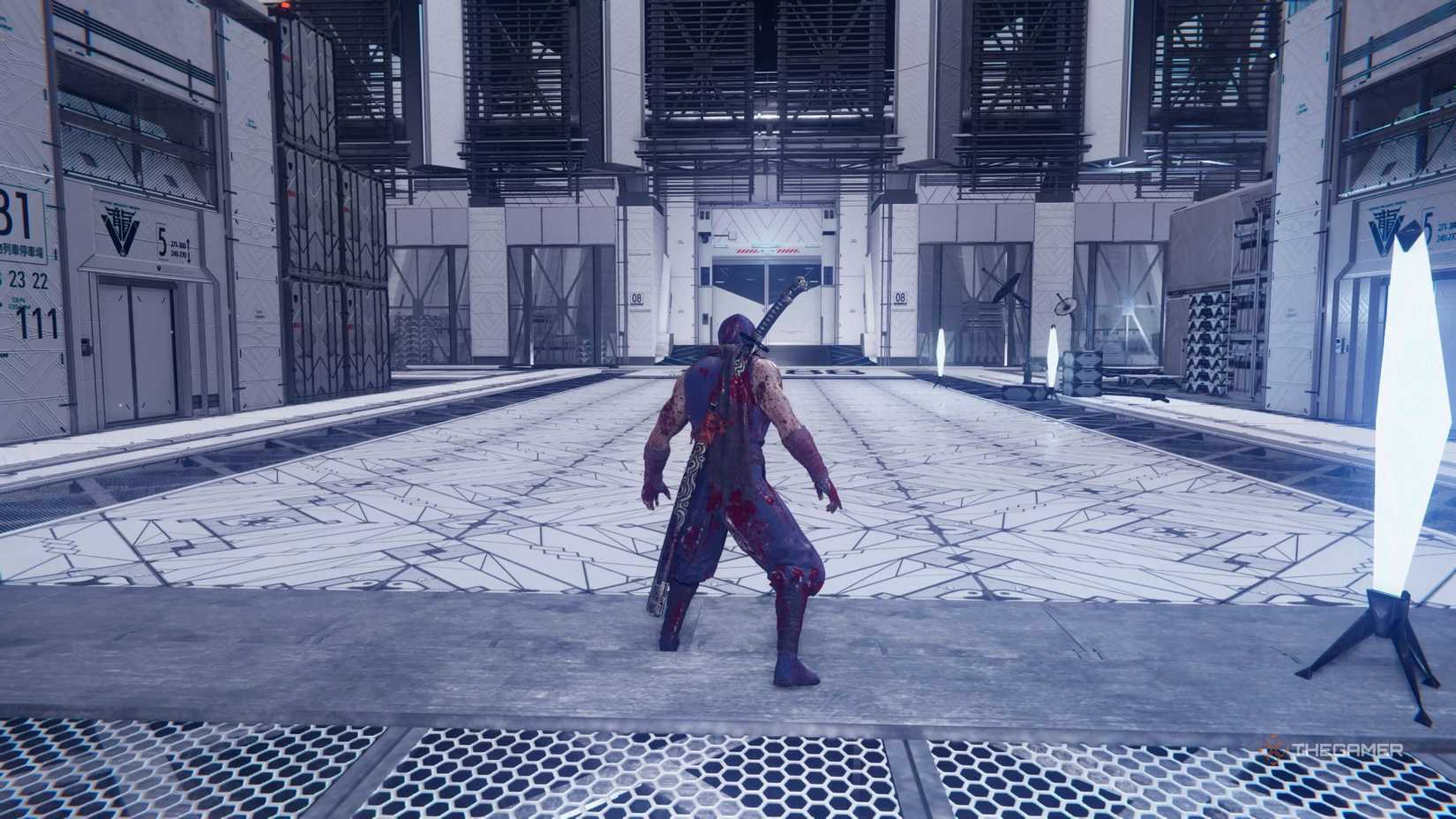 The start of the path to Chapter 13's Purgatory in Ninja Gaiden 4.