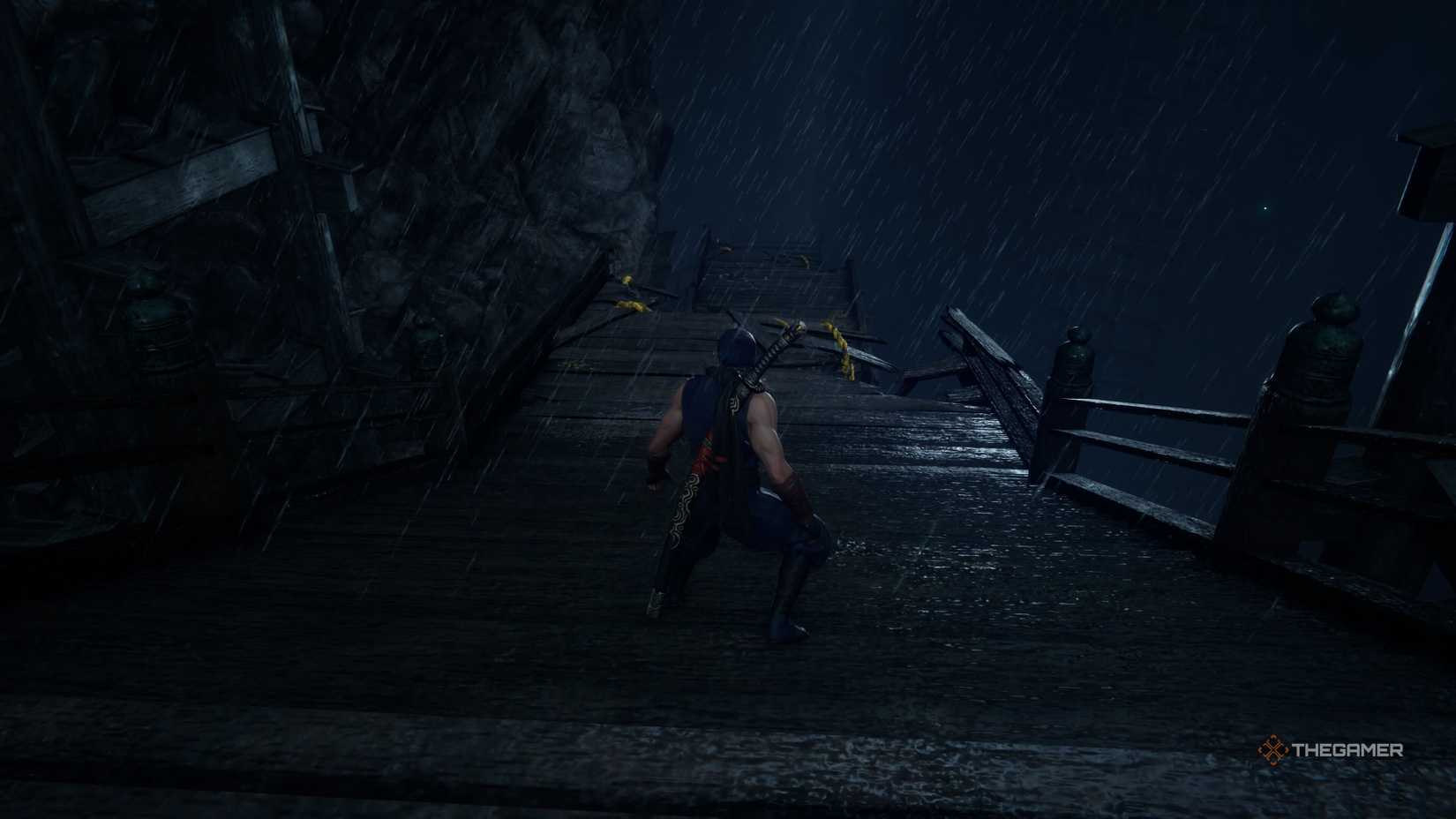 The path to Ninja Gaiden 4's Chapter 17 Purgatory gate.