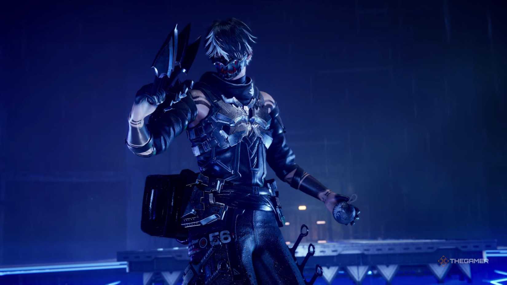 Yakumo with the Assassin's Tools in Ninja Gaiden 4.