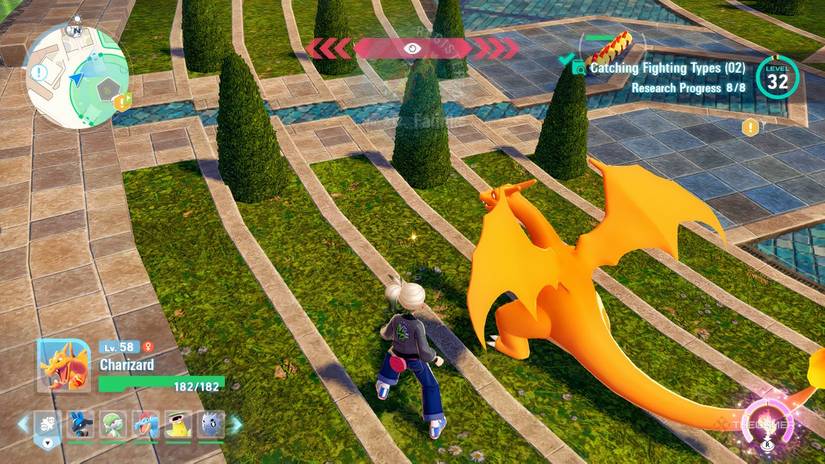 Walking over Pickups in Pokemon Legends Z-A.