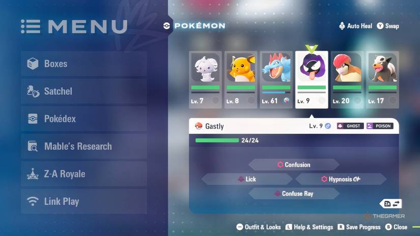 The Best Early Game Teams Option Two in Pokemon Legends Z-A.