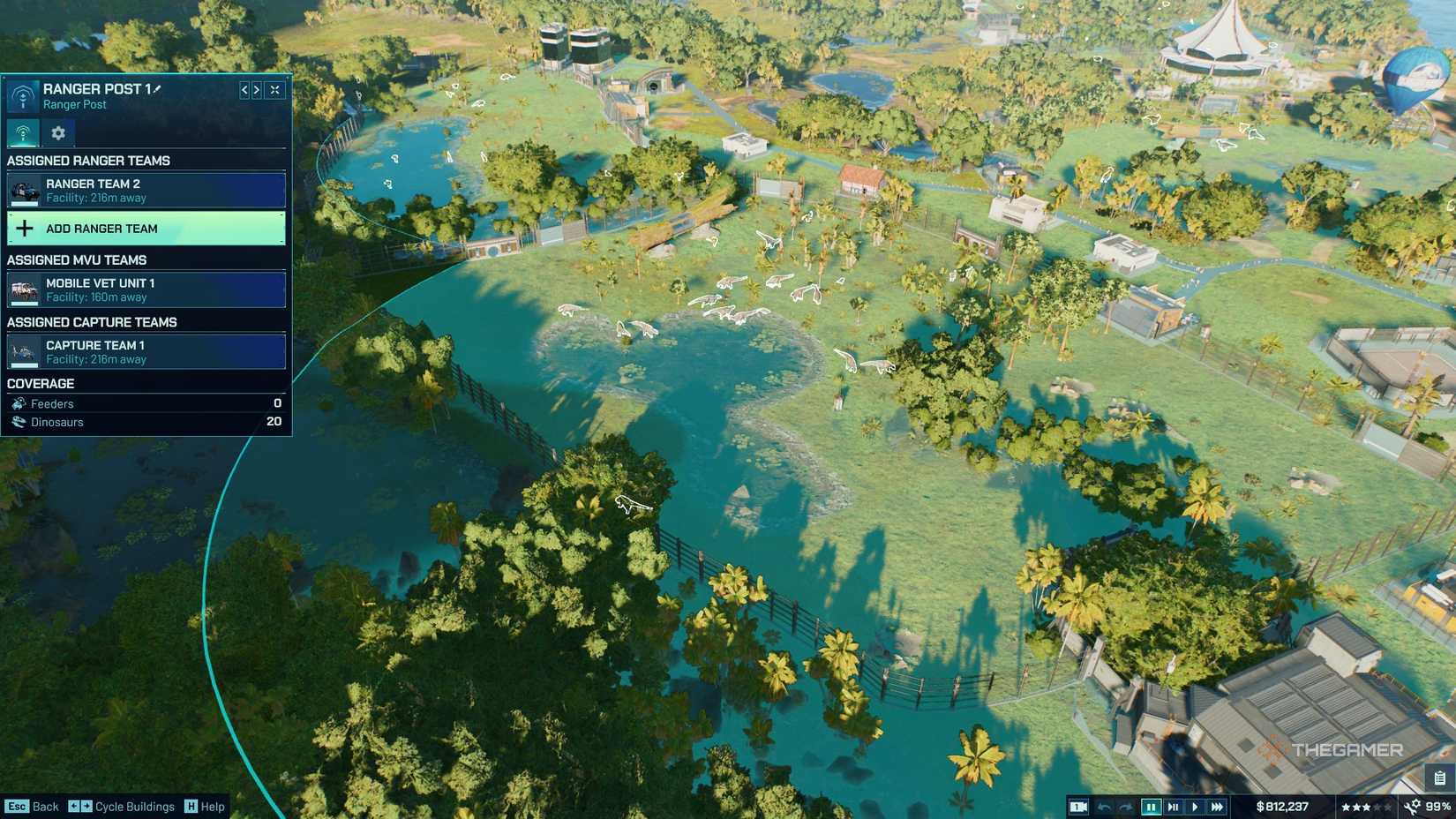 Ranger Post in Jurassic World Evolution 3.