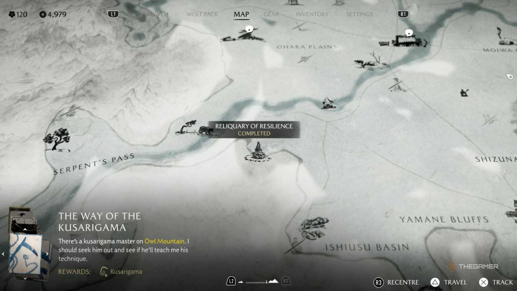 Reliquary of Resilience map location in Ghost of Yotei