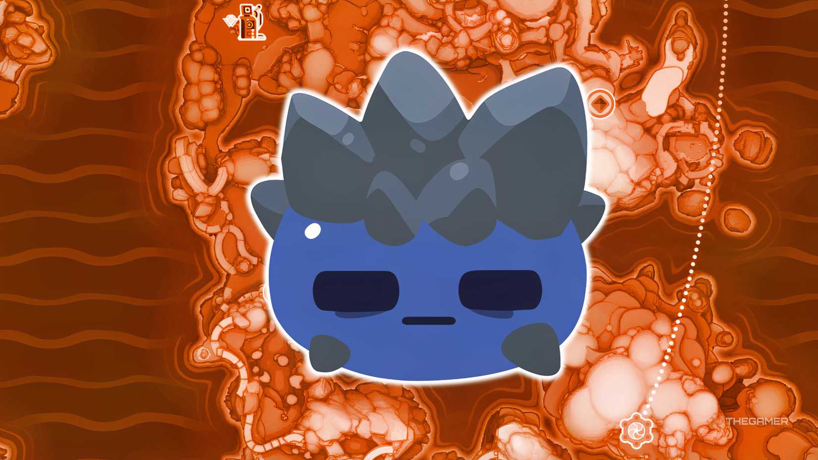 Slime Rancher 2 Rock slime collage on a map.