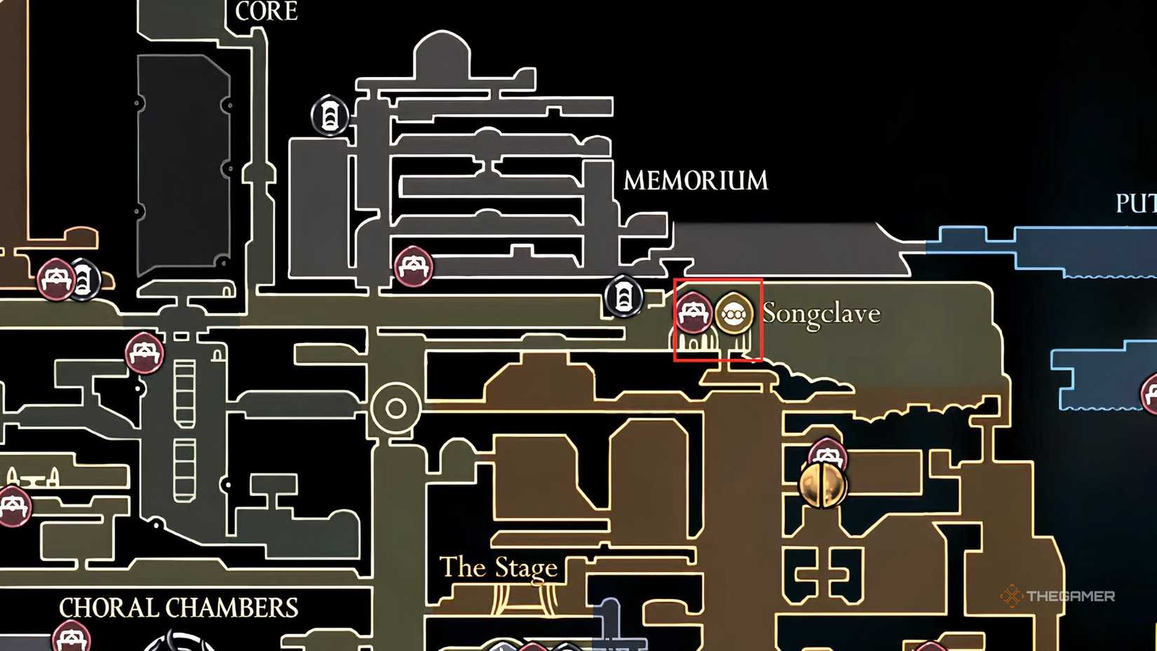 Songclave Spool Fragment location in Hollow Knight: Silksong.