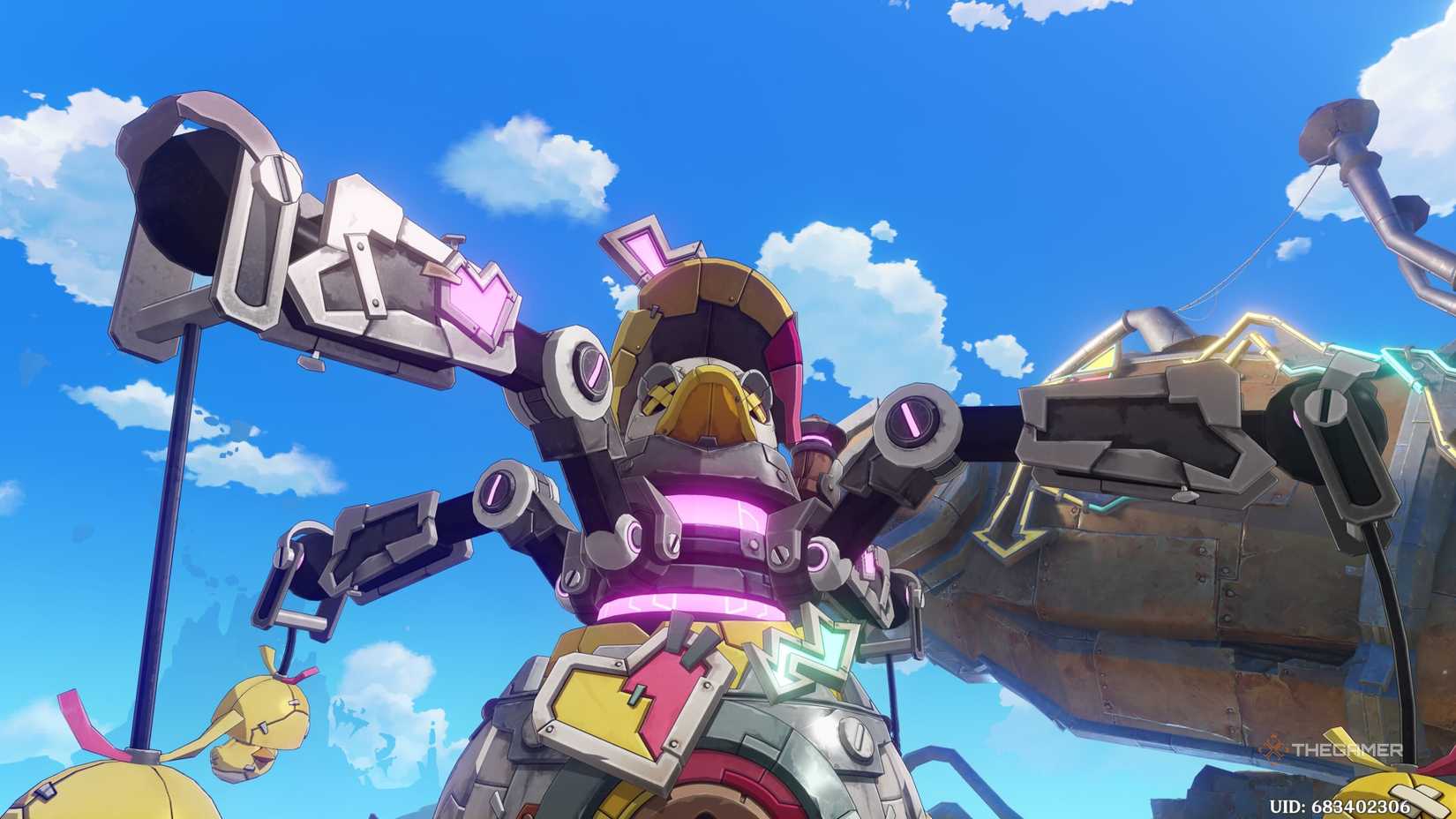 The Knuckle Duckle in Genshin Impact.