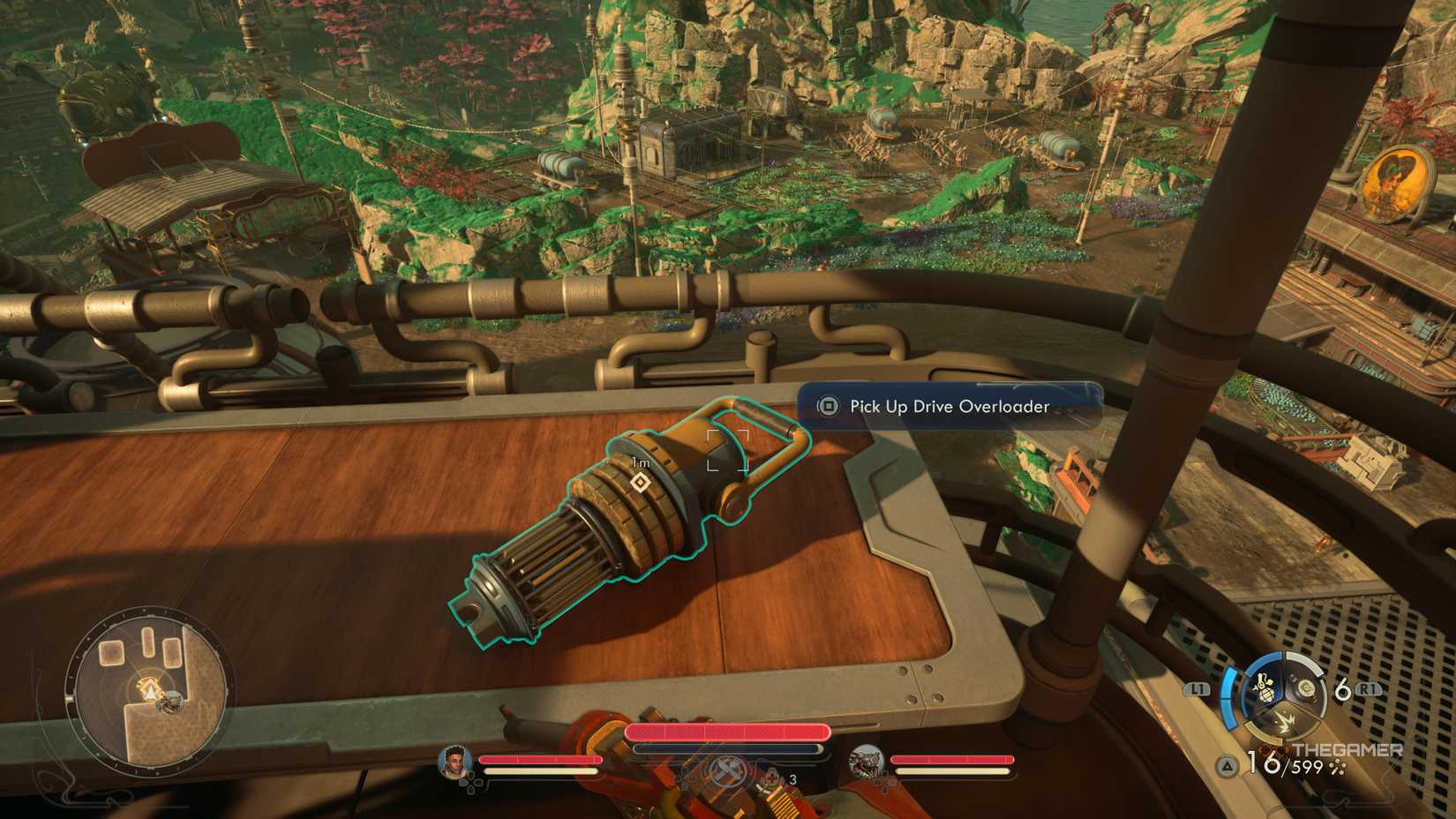 Picking up the Driver Overloader in The Outer Worlds 2.