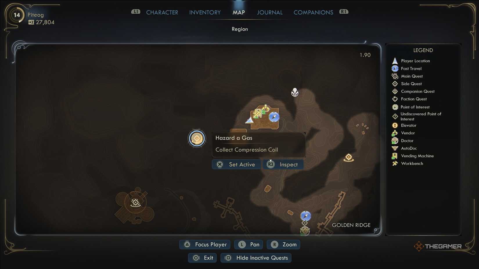The Outer Worlds 2 AutoDoc Compression coil location #4 map.