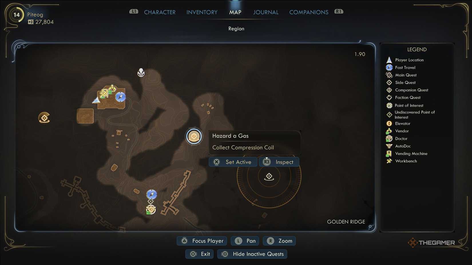 The Outer Worlds 2 AutoDoc Compression coil location #5 map.