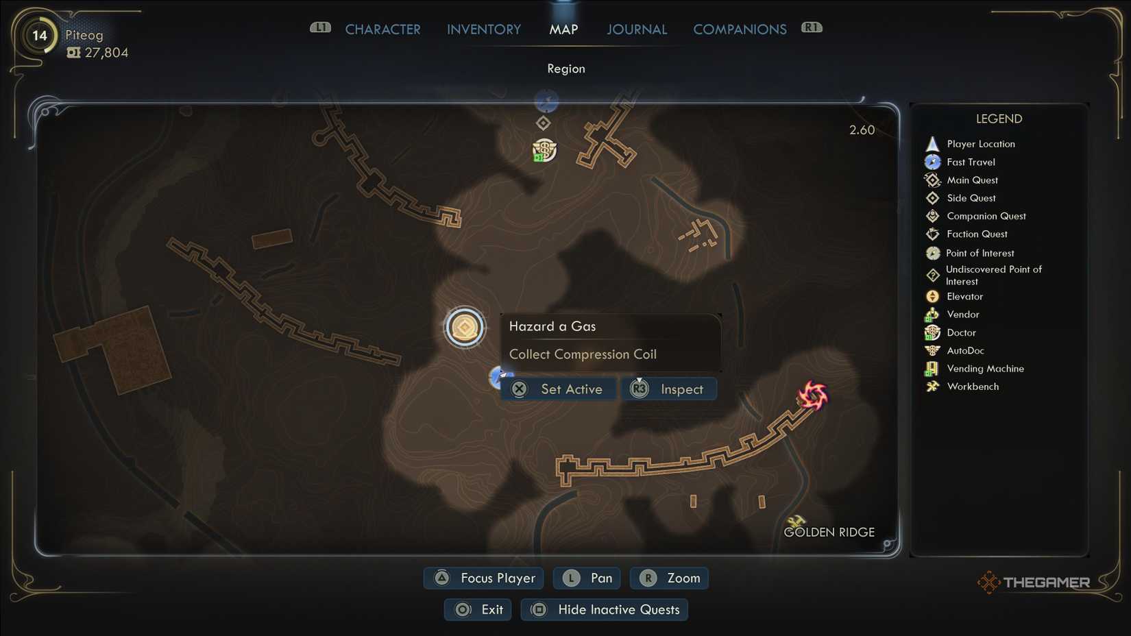 The Outer Worlds 2 AutoDoc Compression coil location #6 map.