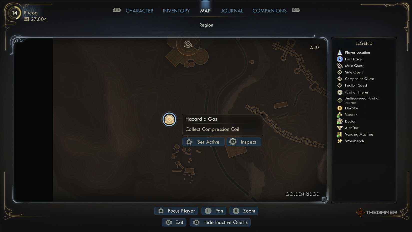 The Outer Worlds 2 AutoDoc Compression coil location #7 map.