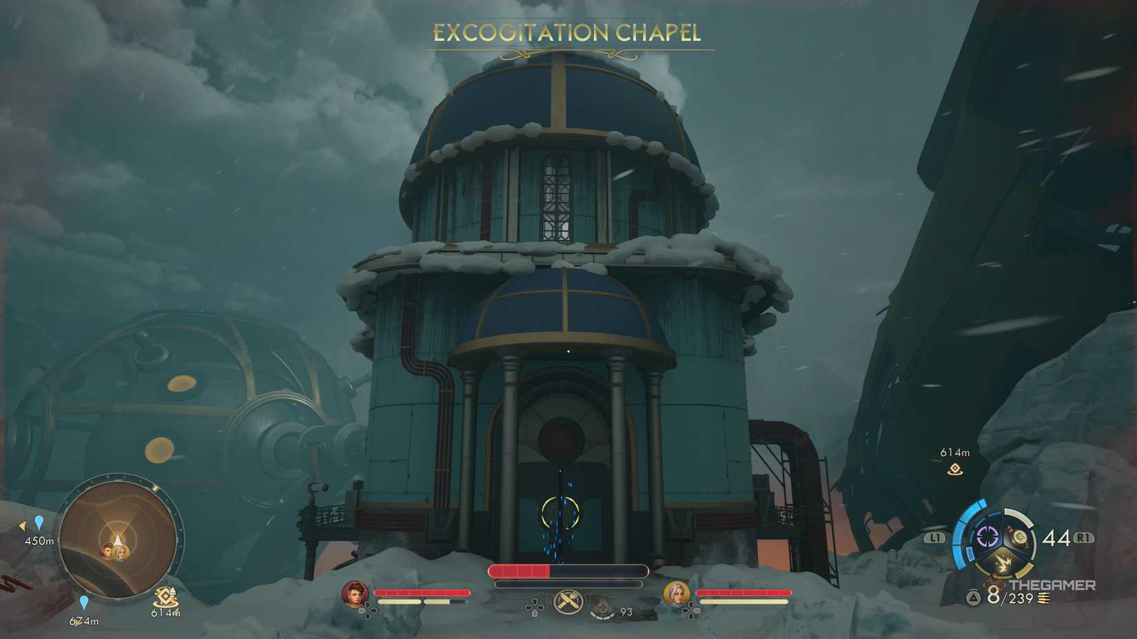 An excogitation chapel on Cloister in The Outer Worlds 2.