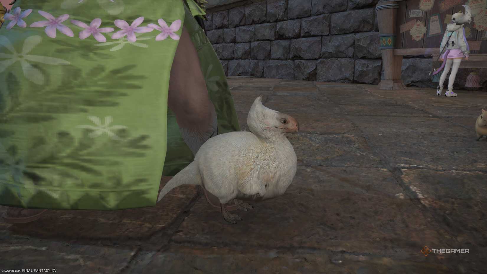 The Seikret Fledgling minion in Final Fantasy 14.
