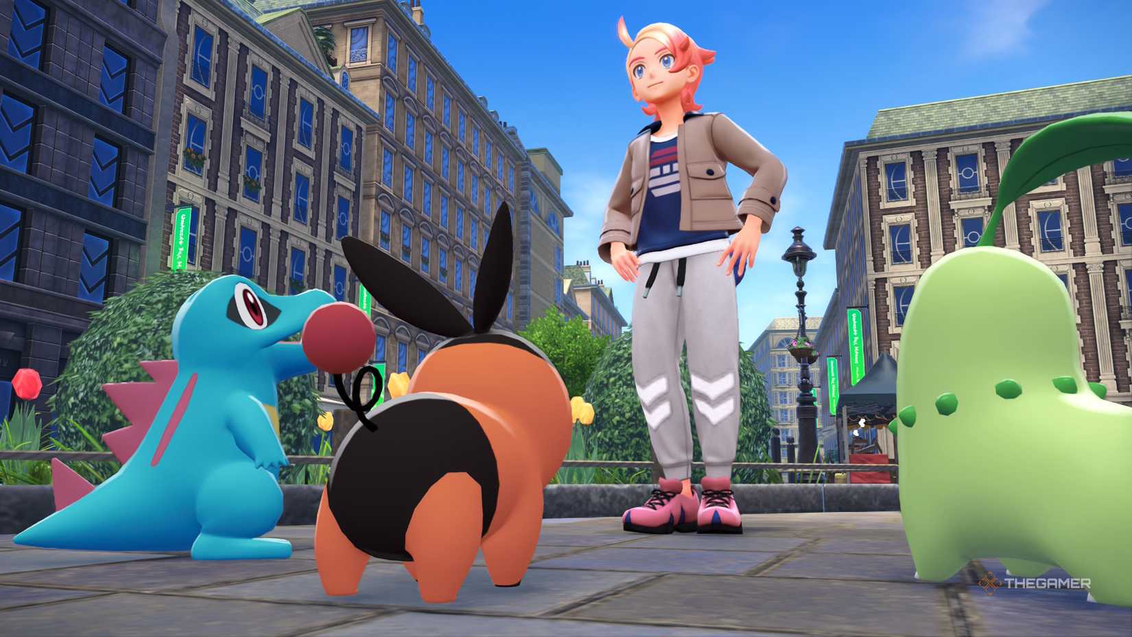 The starers and Ubain in Pokemon Legends Z-A.