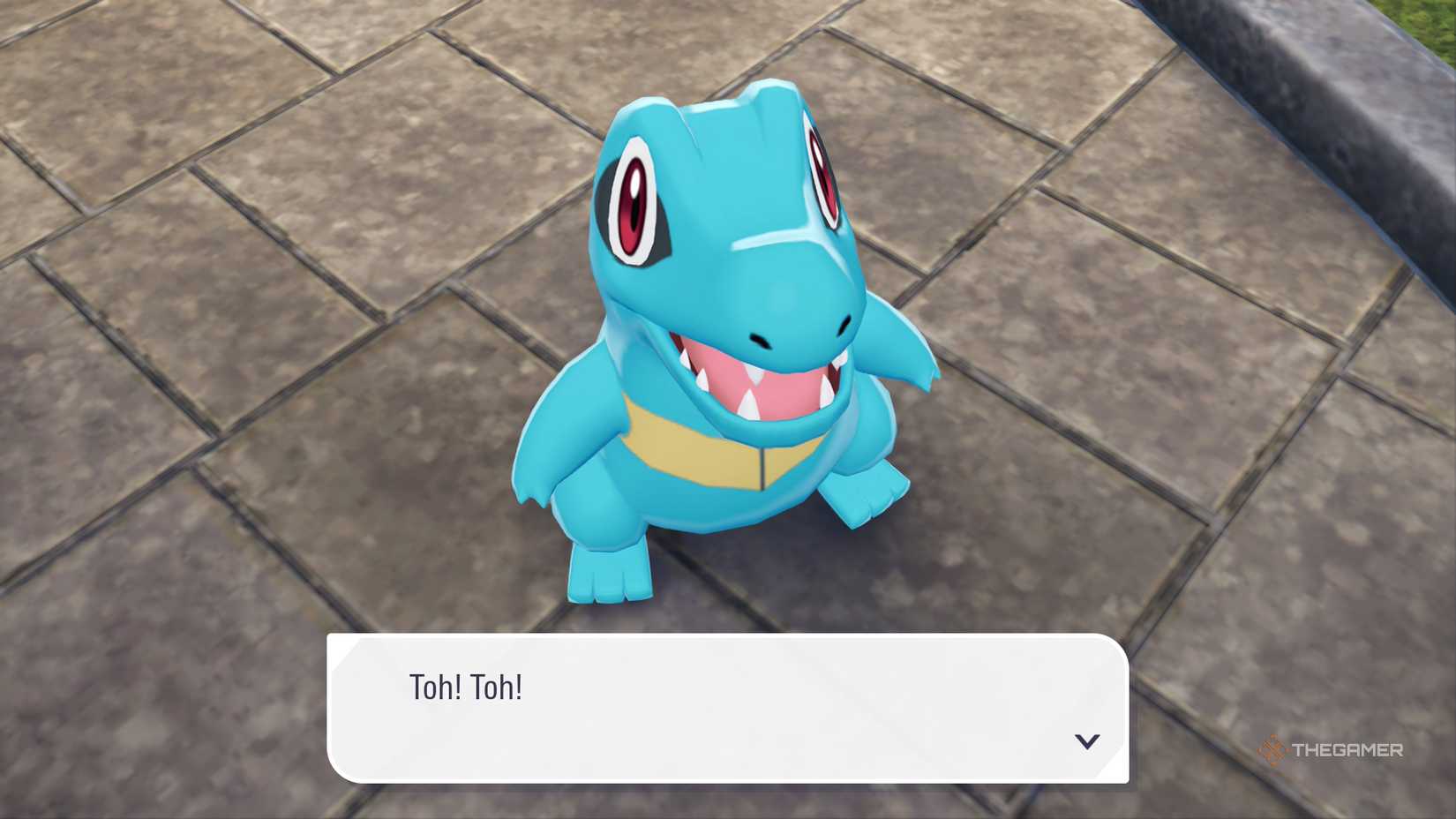Totodile in Pokemon Legends Z-A.