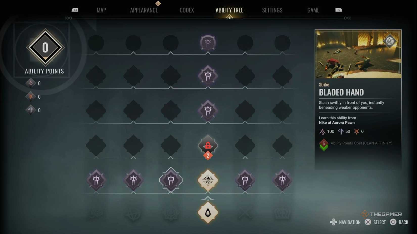 Vampire The Masquerade Bloodlines 2 ability tree.